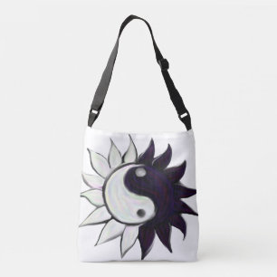Bolsa Ajustável Mala a tiracolo da flor de Yin-Yang