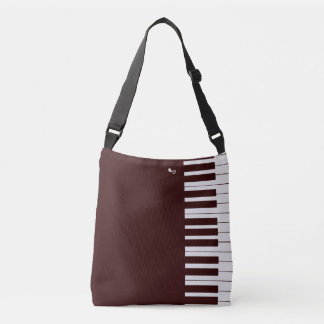 Bolsa Ajustável Mala de toques elegante de notas de piano, persona
