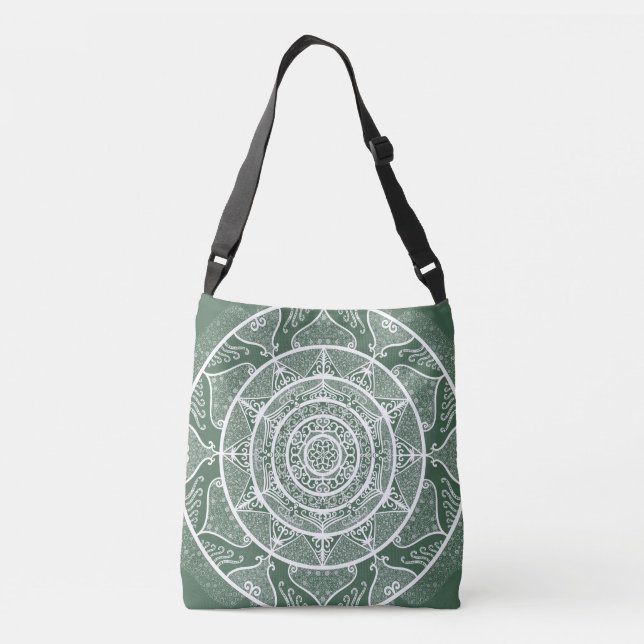 Bolsa Ajustável Mandala da floresta (Verso)