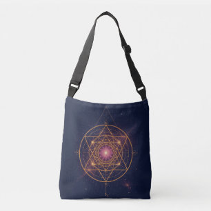 Bolsa Ajustável Mandala Luminoso de Harmonia Dourada