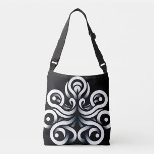 Bolsa Ajustável Mandalas Geométricas Sagradas Zen Mínimas Abstrata
