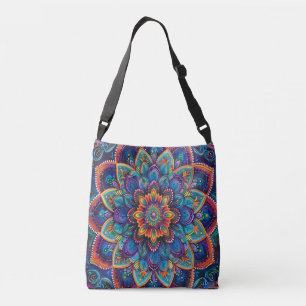 Bolsa Ajustável Mandalas Psicodélicas Vibrantes