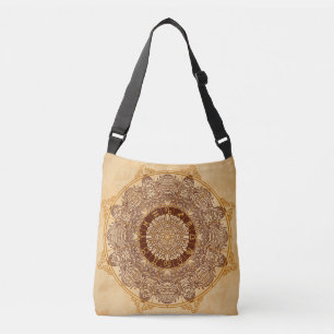 Bolsa Ajustável Mandalas, zodíaco, ornamentado, círculo vintage.