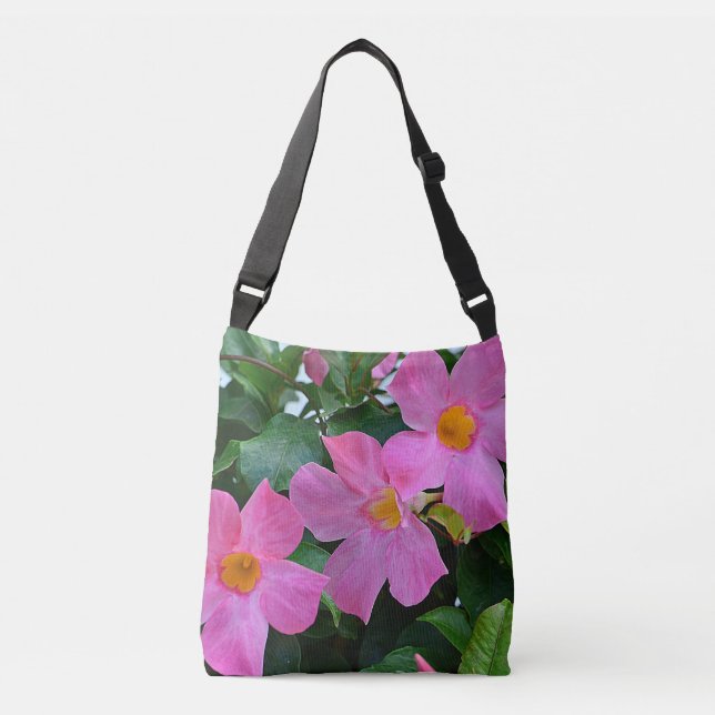 Bolsa Ajustável Mandevilla Vine Rosa (Frente)