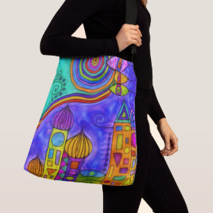 Bolsa Ajustável Mão desenhada por EDDArt - Juntem-se 2