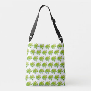Bolsa Ajustável Margarida verde-floral verde-floral verde-torta