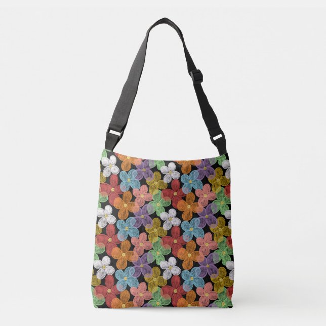 Bolsa Ajustável Margaridas de Giz (Frente)