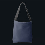 Bolsa Ajustável Marinho azul<br><div class="desc">Esta sombra escura da cor mais popular do mundo foi outrora chamada azul marinho e tem sido usada pelo Marinho britânico desde o século XVIII. O azul marinho representa confiança e estabilidade e é menos atento do que tons mais leves de azul. Marinho azul é conservador e evoca sentimentos de...</div>