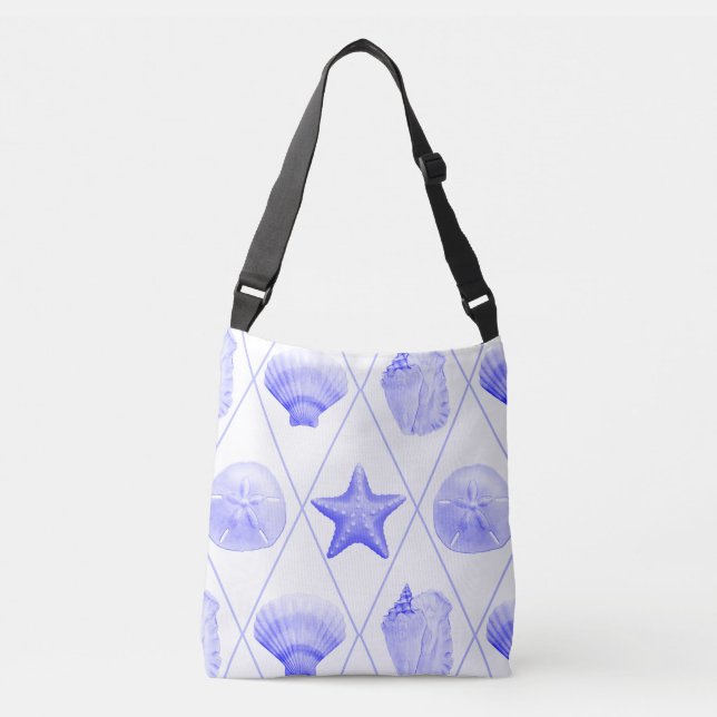 Bolsa Ajustável Marinho Azul Costeiro Caiado (Frente)