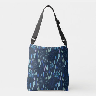 Bolsa Ajustável Marinho Escuro Azul Folha Botânica Garden Waterco
