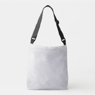 Bolsa Ajustável Mármore Branco Moderno com Redemoinho