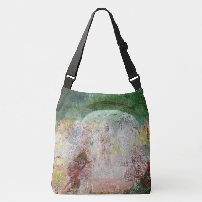 Bolsa Ajustável Mascarada por James Ensor (1889) (Frente)