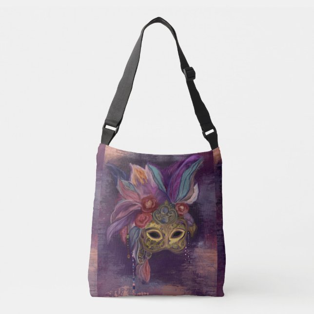 BOLSA AJUSTÁVEL MASQUERADE VENEZA  ARTE      (Frente)