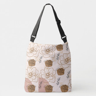 Bolsa Ajustável Mauve Floral Estética