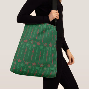 Bolsa Ajustável Médio Mod Íccula Saco Verde De Corpo Cruzado (2 Ta