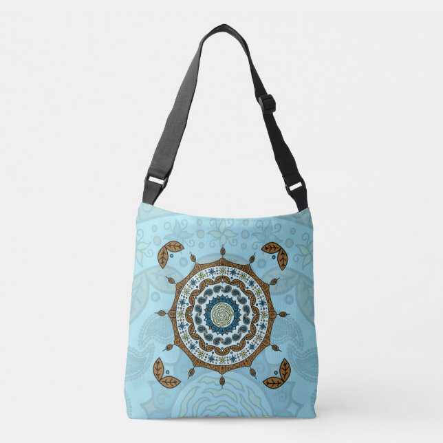 Bolsa Ajustável Mehndi Fantasy Copper All-Over-Impressão (Frente)