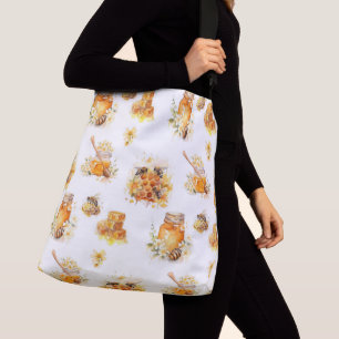 Bolsa Ajustável Mel doce de aquarela