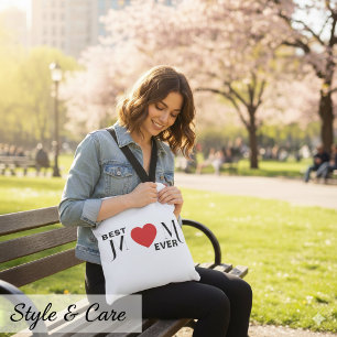 Bolsa Ajustável Melhor MÃE Alguma Vez Bag Crossbody - Presente Que