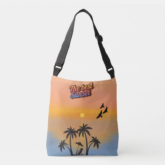 Bolsa Ajustável Melhor pôr do sol. (Frente)