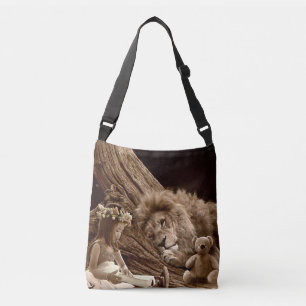 Bolsa Ajustável Menina com leão e urso de ursinho
