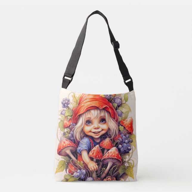 Bolsa Ajustável Menina da Fazendinha (Frente)