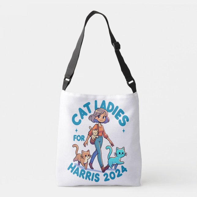 Bolsa Ajustável Menina Engraçada Engraçada Gato Infantil Lady Kama (Verso)