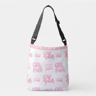 Bolsa Ajustável Menina Rosa Glitter Gelado Gelado