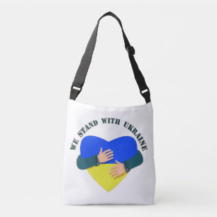 Bolsa Ajustável Mensagem inspiradora Estamos com a Ucrânia