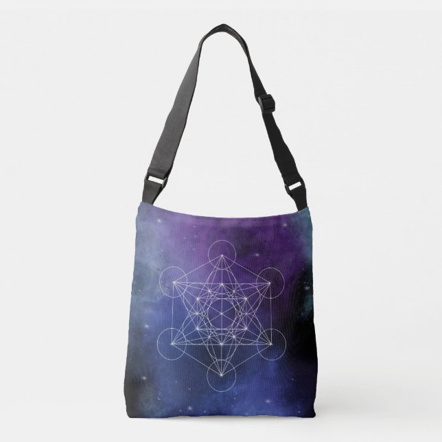 Bolsa Ajustável Metatron, chakra, zen, geometria sagrada, geometri (Frente)