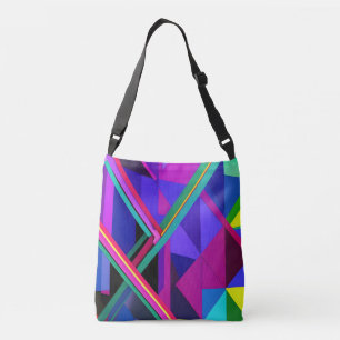 Bolsa Ajustável "Metropolis Grid: Uma Reflexão Digital"