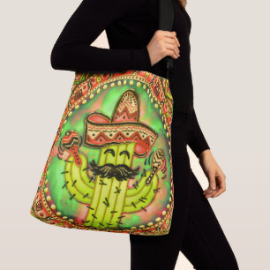 Bolsa Ajustável Mexicano Fiesta Cinco de Mayo Sombrero Hat Green