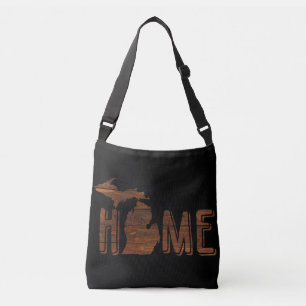 Bolsa Ajustável Michigan é Home Planadores De Madeira Marrom
