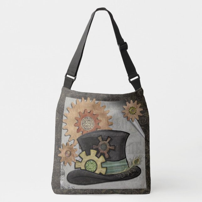 Bolsa Ajustável Mídia mista Steam Sass Steampunk (Frente)