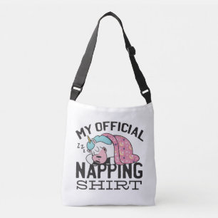 Bolsa Ajustável Minha camisa de dormir - Preguiçoso Unicórnio dorm