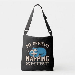 Bolsa Ajustável Minha camisa oficial de dormir, preguiçosa Sloth