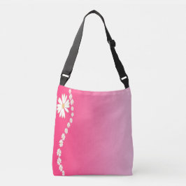 Bolsa Ajustável Minhas Flores Brancas do Coração