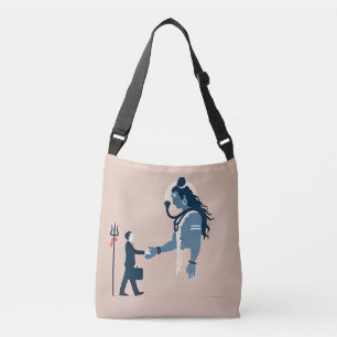 Bolsa Ajustável minimalism image of an ordinary person greeting go