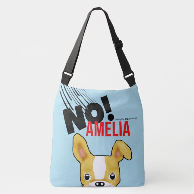 Bolsa Ajustável MIrabelle, a irmã de boston terrier, bom cão. (Frente)