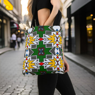 Bolsa Ajustável Moda Chic da Cidade de Padrão de Arte Africano Tra