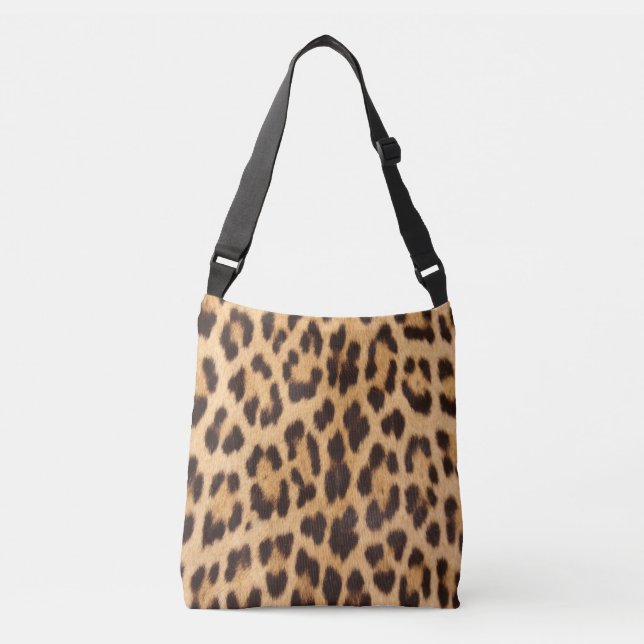 Bolsa Ajustável moda de safari selvagem feminina com impressão-leo (Frente)