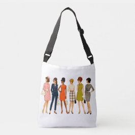 Bolsa Ajustável Moda Feminina Vintage dos Anos 60
