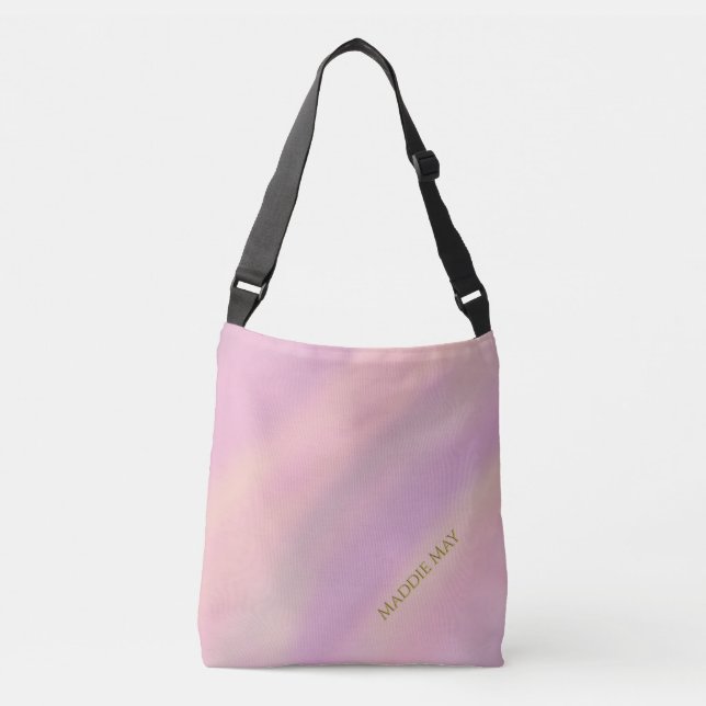 Bolsa Ajustável Moda Roxa Malva anos 80   (Frente)