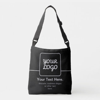 Bolsa Ajustável Modelo Moderno para o Seu Logotipo | Preto & Branc