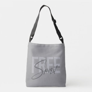 Bolsa Ajustável Modern, simple, cool typography of Free Spirit
