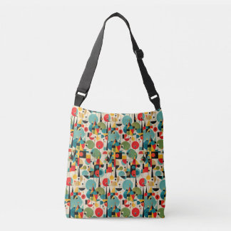 Bolsa Ajustável Moderno Abstrato Geométrico Retro Objeto Moderno d