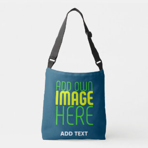 BOLSA AJUSTÁVEL MODERNO EDITABLE PRUSSIAN BLUE IMAGE TEXTO MODELO