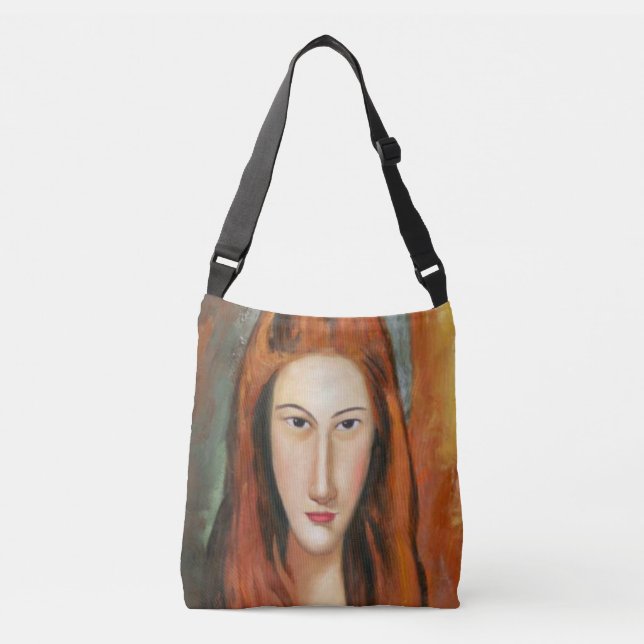 Bolsa Ajustável Modigliani - Retrato de Jeanne Hebuterne (Frente)