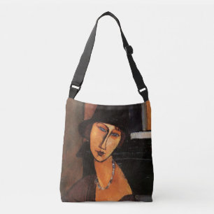 Bolsa Ajustável Modigliani - Retrato de Jeanne Hebuterne com Chap