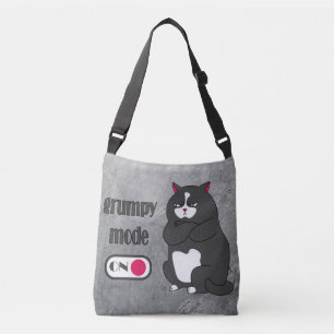 Bolsa Ajustável Modo rabugento em gato gordo engraçado