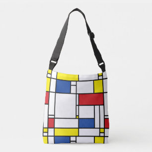 Bolsa Ajustável Mondrian Minimalist Geométrico De Stijl Modern Art